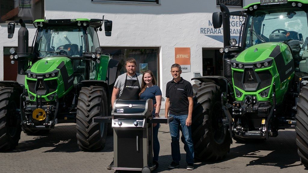 Gewinn Übergabe Deutz-Fahr Frühlingsfest