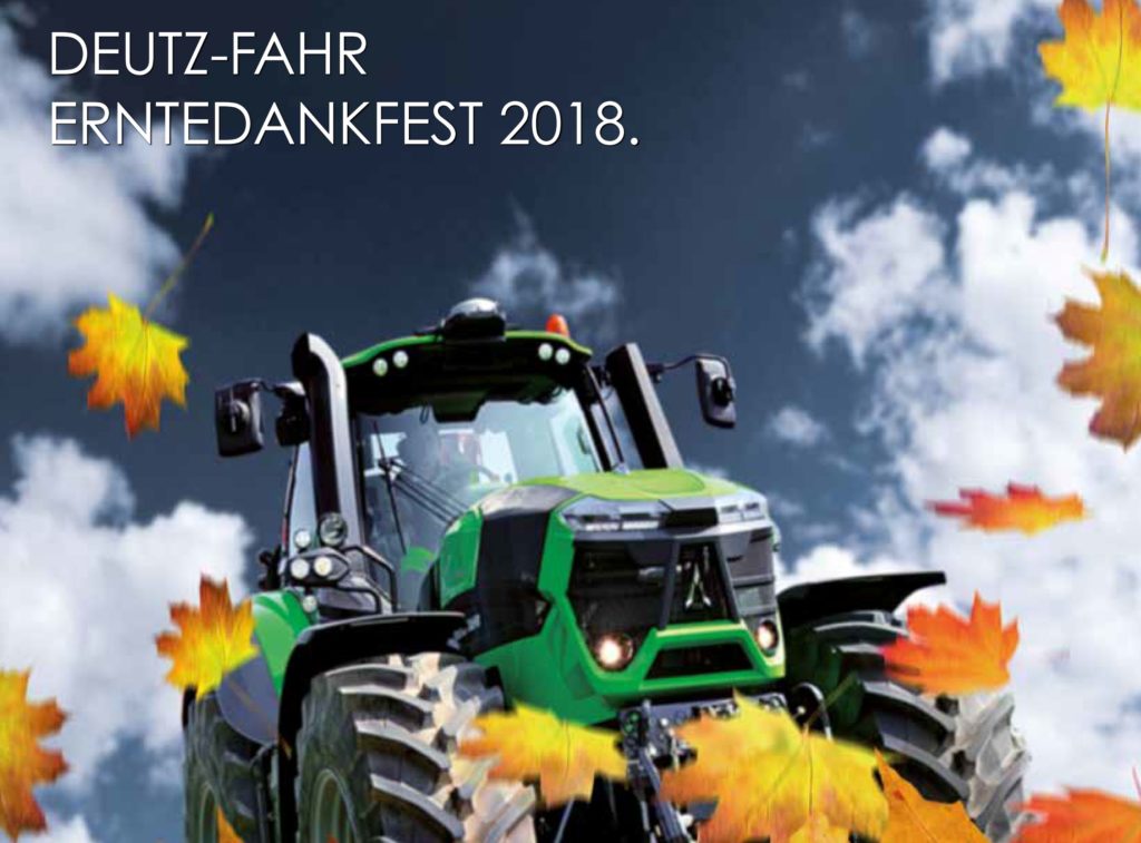 Deutz-Fahr Erntedankfest 2018